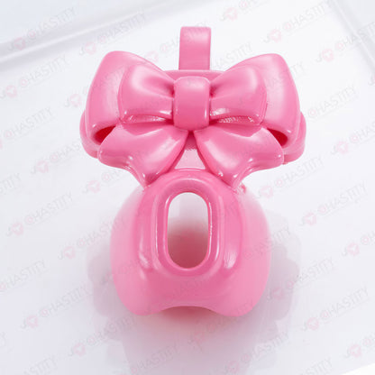 Cap Bowtie Tight Male Chastity Lock