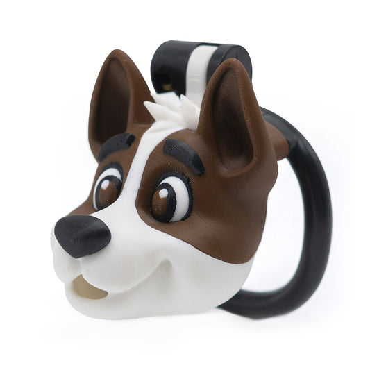 Cartoon Dog Cage Of Tease Chastity
