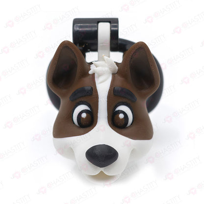 Cartoon Dog Cage Of Tease Chastity