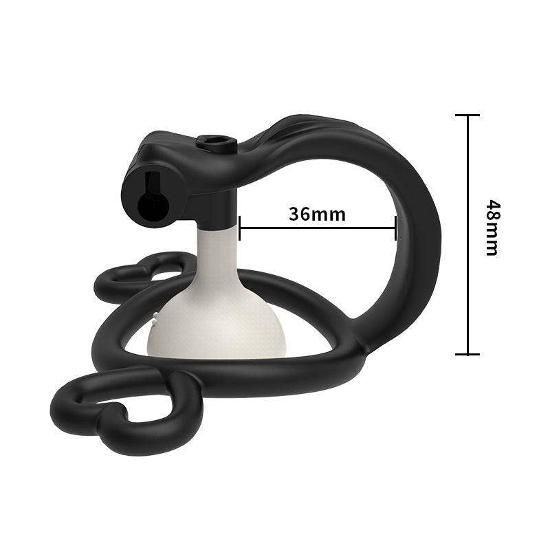 Chastity Boy Removable Negative Cover Cage