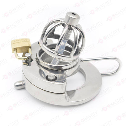 Chastity Cage With Ball Stretcher