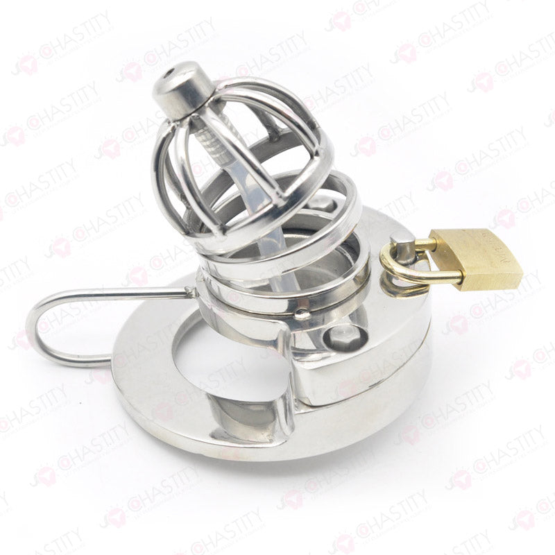 Chastity Cage With Ball Stretcher