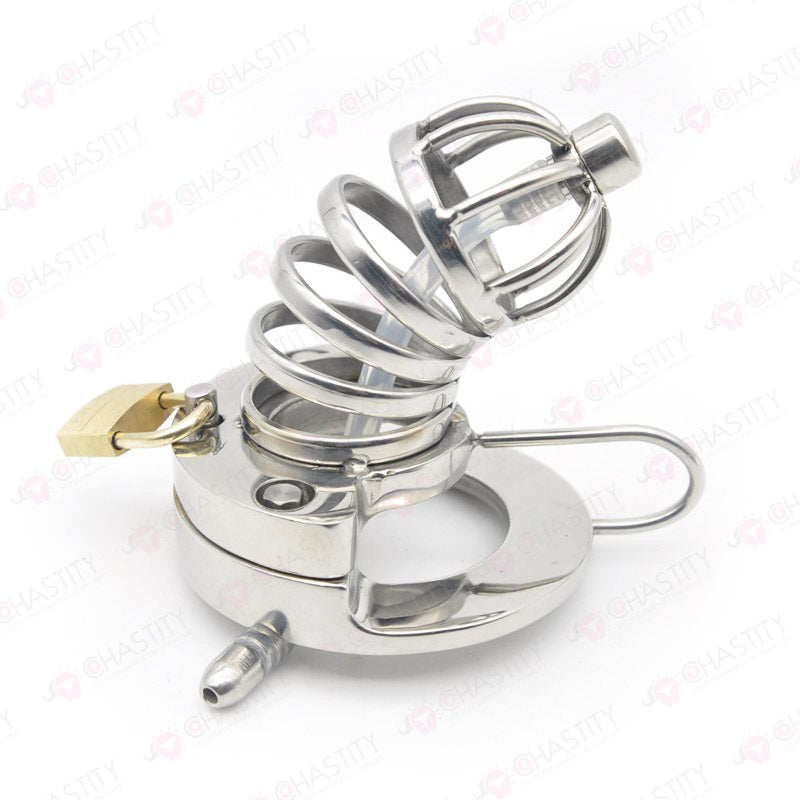 Chastity Cage With Ball Stretcher