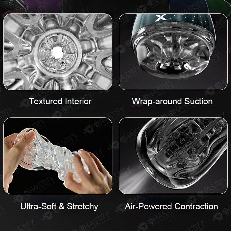 Clear Manual Male Masturbator