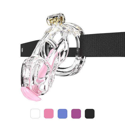 Cobra Chastity Set With 4 Wearable Ring