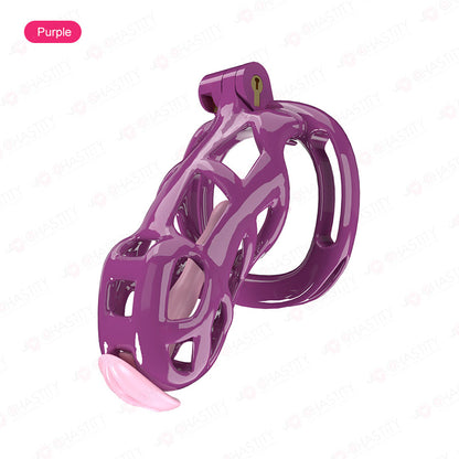 Cobra Chastity Set With 4 Wearable Ring