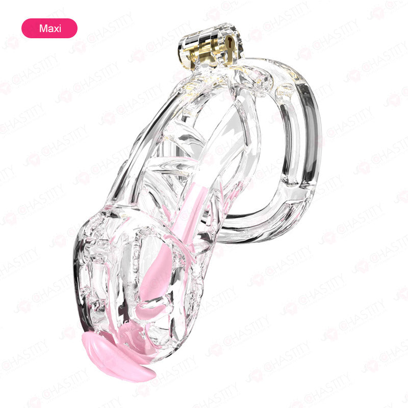 Cobra Chastity Set With 4 Wearable Ring