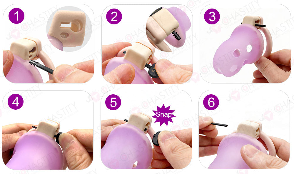 Comfortable Soft Silicone Long Term Chastity Cage