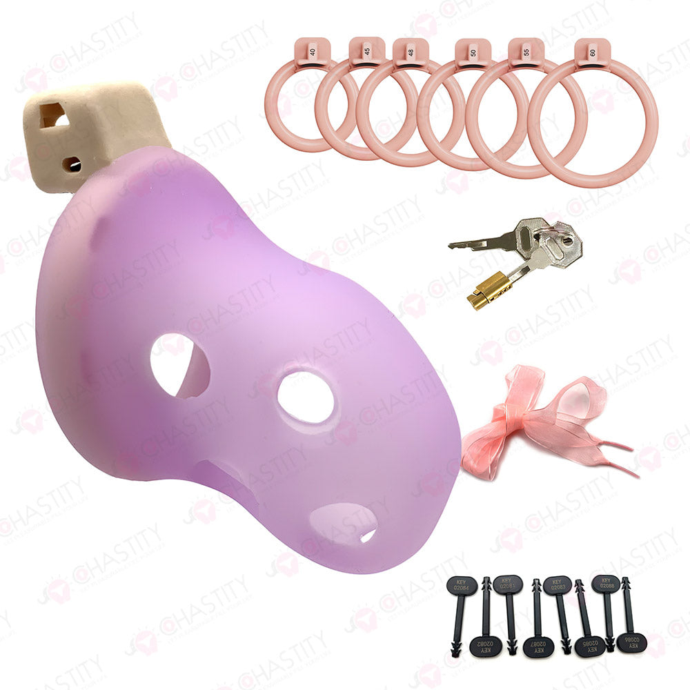 Comfortable Soft Silicone Long Term Chastity Cage