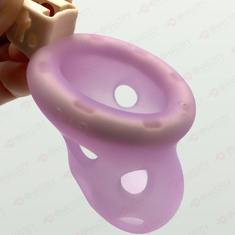Comfortable Soft Silicone Long Term Chastity Cage