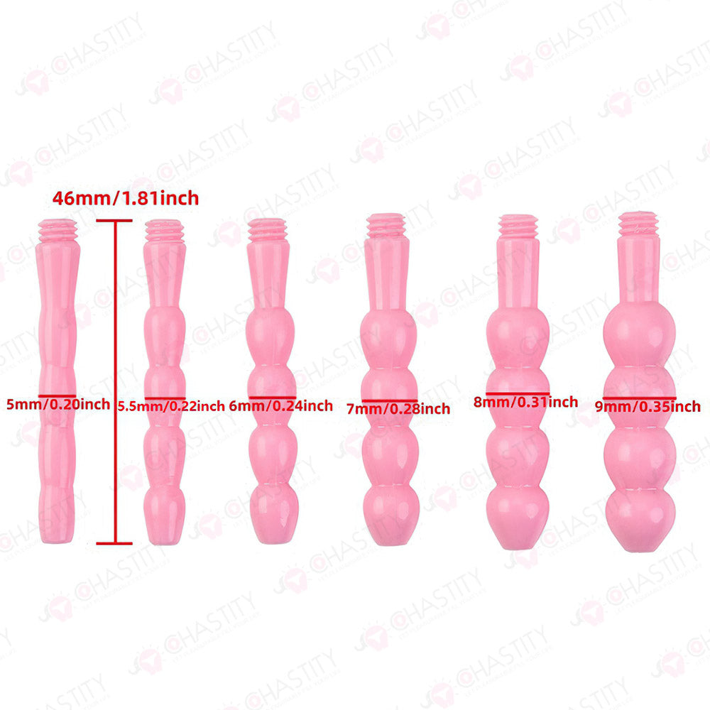 Compact Chastity Device With Urethral Plug Kit