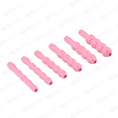 Compact Chastity Device With Urethral Plug Kit