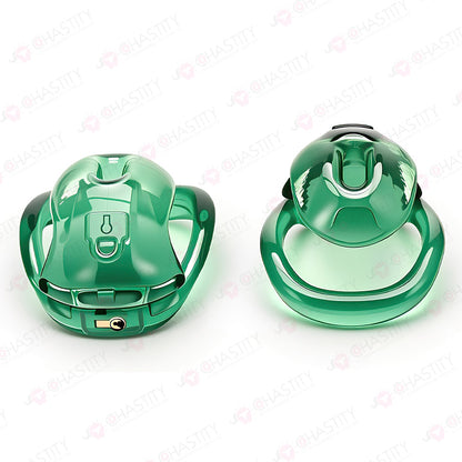 Crystal Pudding Transparent Chastity Cage