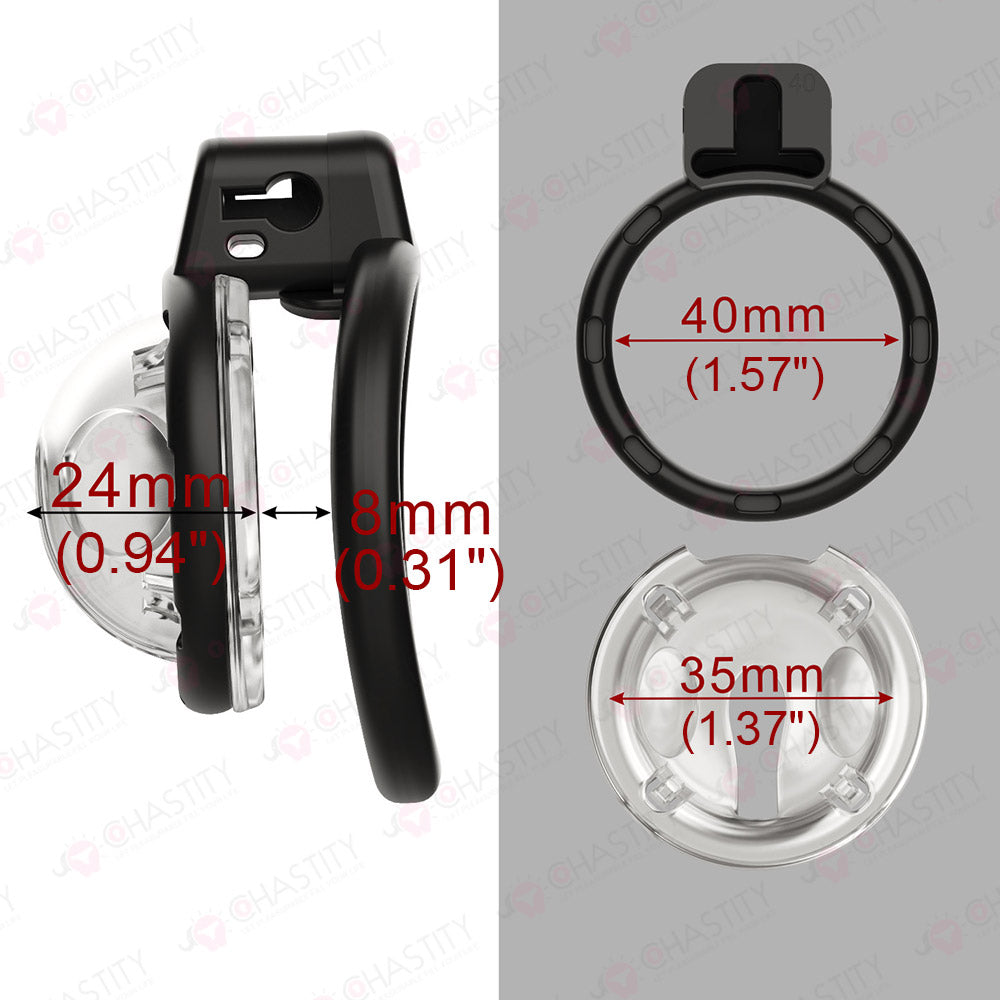 Cute Beast Snap-Fit Mini Chastity Device