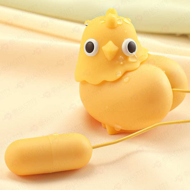Cute Chick Clit Sucking Vibrator