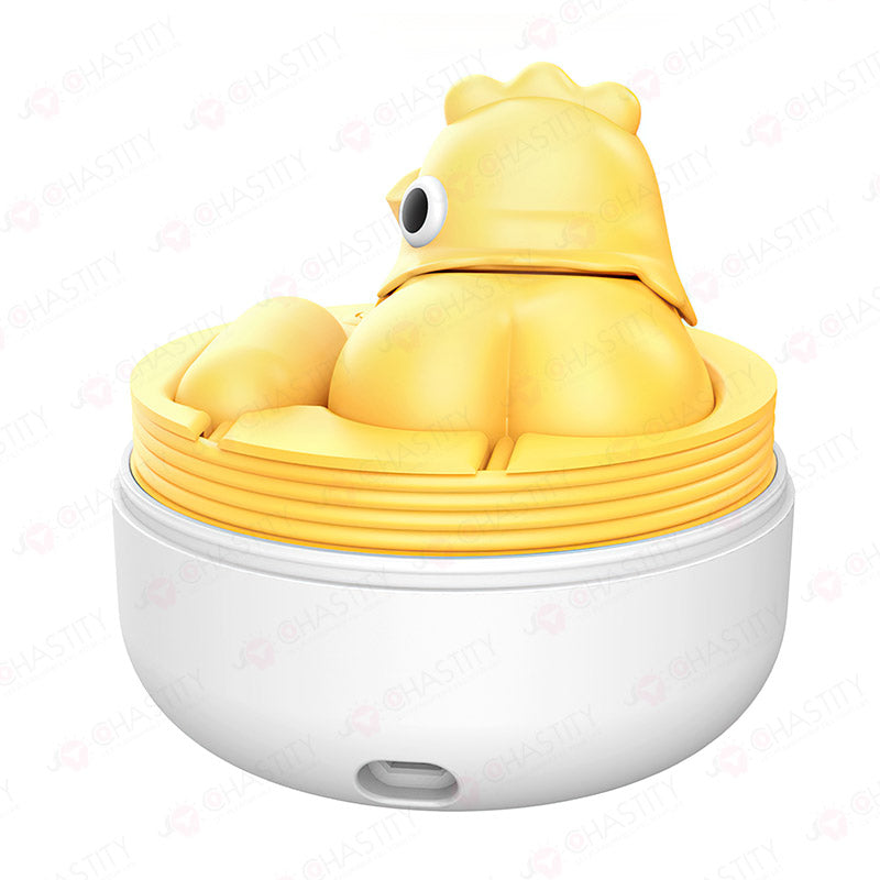Cute Chick Clit Sucking Vibrator