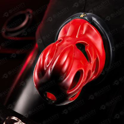 Dark Flame - Rabbit Head Chastity Cage