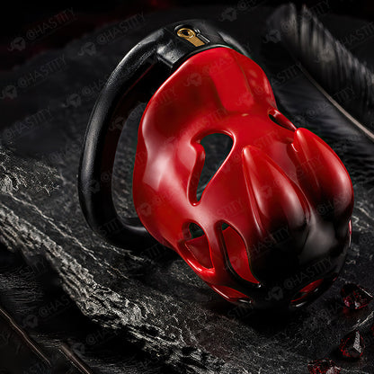 Dark Flame - Rabbit Head Chastity Cage