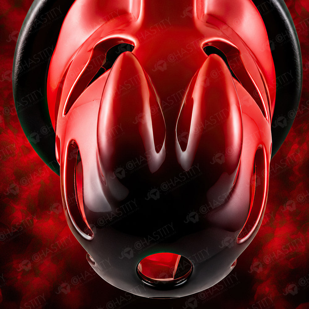 Dark Flame - Rabbit Head Chastity Cage