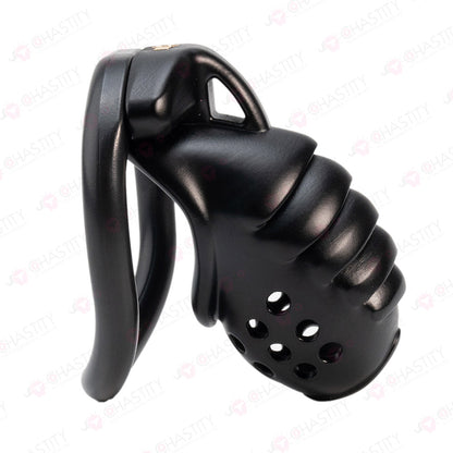 Dark Knight Layered Armor Chastity Cage Overnight