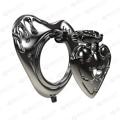 Dark Magic Chastity Cage with Gemstone