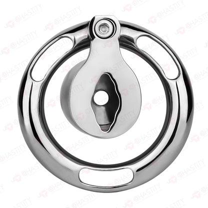 Deep Inverted Screw Lock Chastity Cage