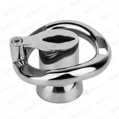 Deep Inverted Screw Lock Chastity Cage
