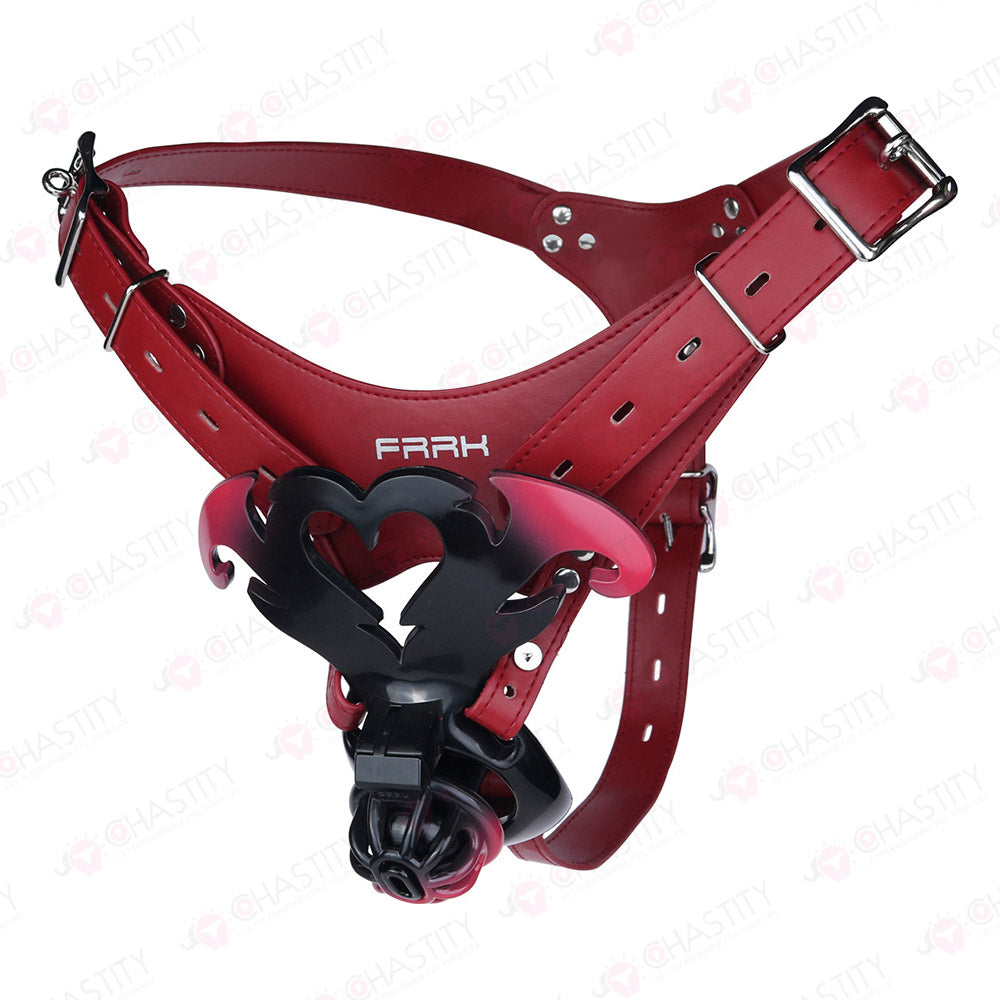 Demon's Wings Grace Chastity Cage (Removable Inverted Component)