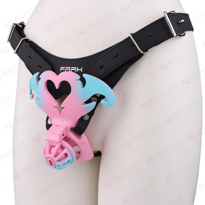 Demon's Wings Grace Chastity Cage (Removable Inverted Component)