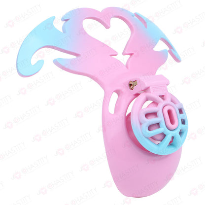 Demon's Wings Grace Chastity Cage (Removable Inverted Component)