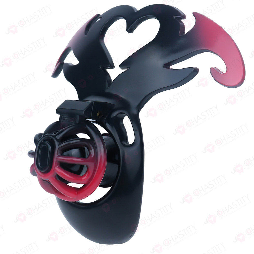 Demon's Wings Grace Chastity Cage (Removable Inverted Component)