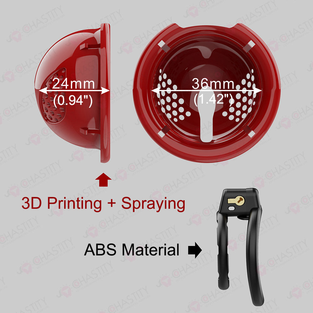 Detachable Multi-Functional Nano Chastity Cage