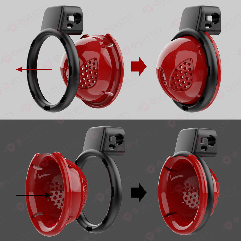 Detachable Multi-Functional Nano Chastity Cage