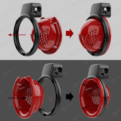 Detachable Multi-Functional Nano Chastity Cage