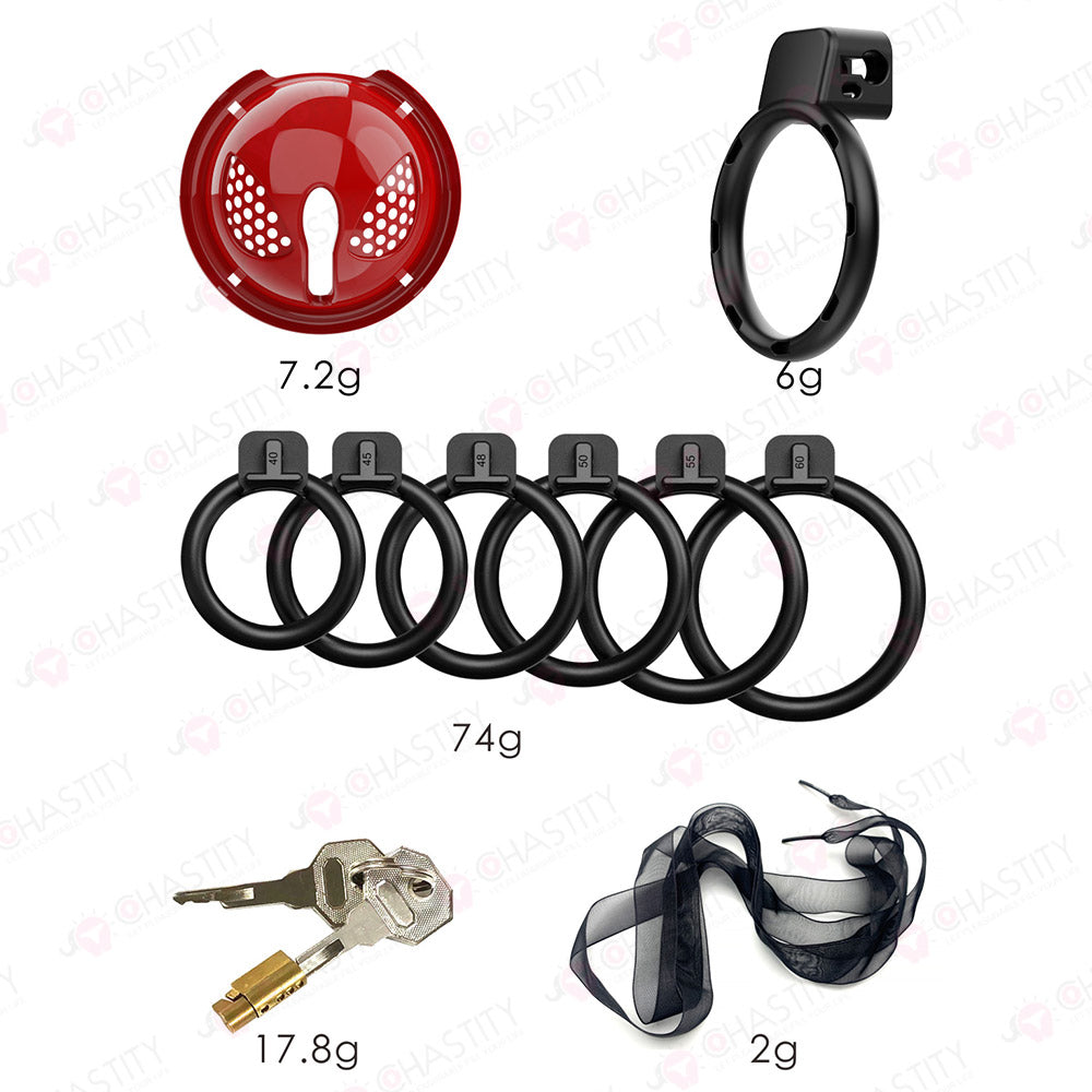 Detachable Multi-Functional Nano Chastity Cage