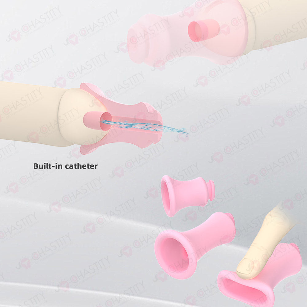 Detachable Silicone Inverted Component for Chastity Cage