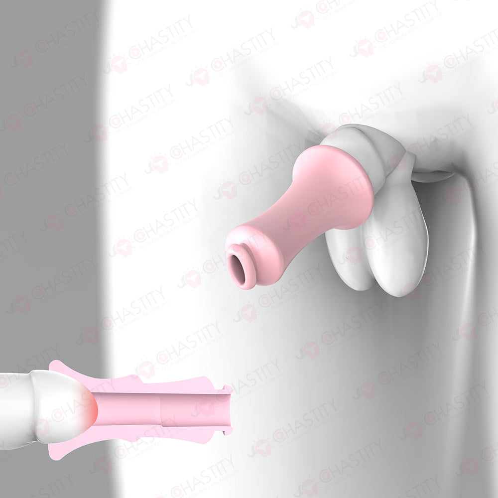 Detachable Silicone Inverted Component for Chastity Cage