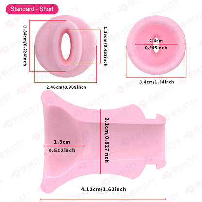 Detachable Silicone Inverted Component for Chastity Cage
