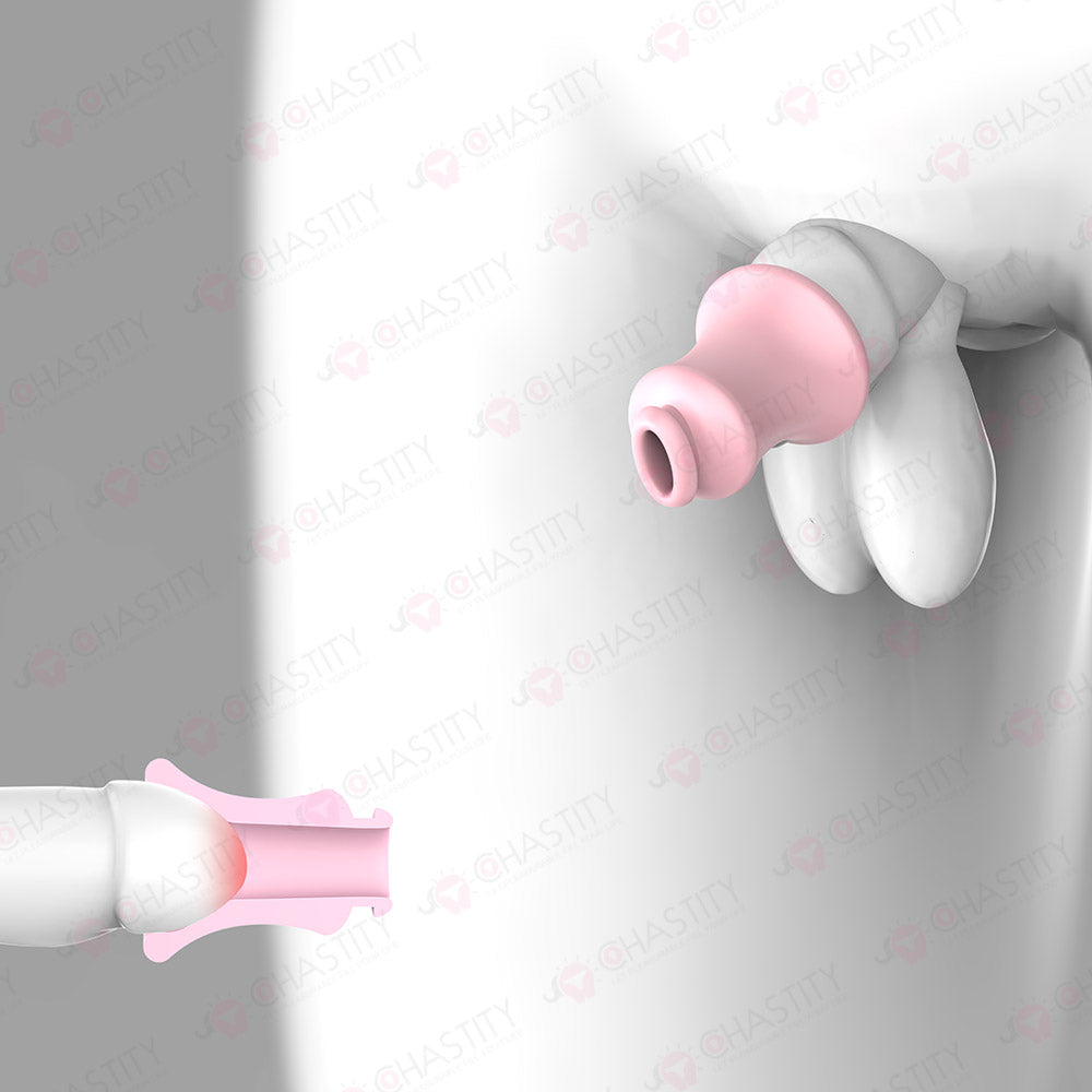 Detachable Silicone Inverted Component for Chastity Cage