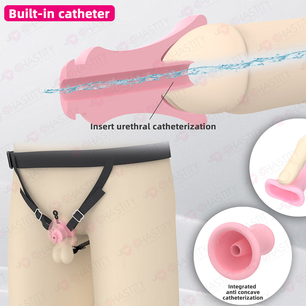 Detachable Silicone Inverted Component for Chastity Cage