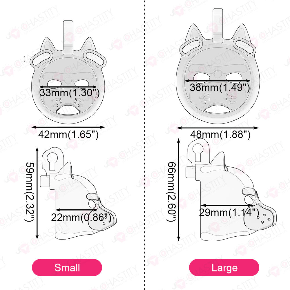 Dog Face Chastity Mask