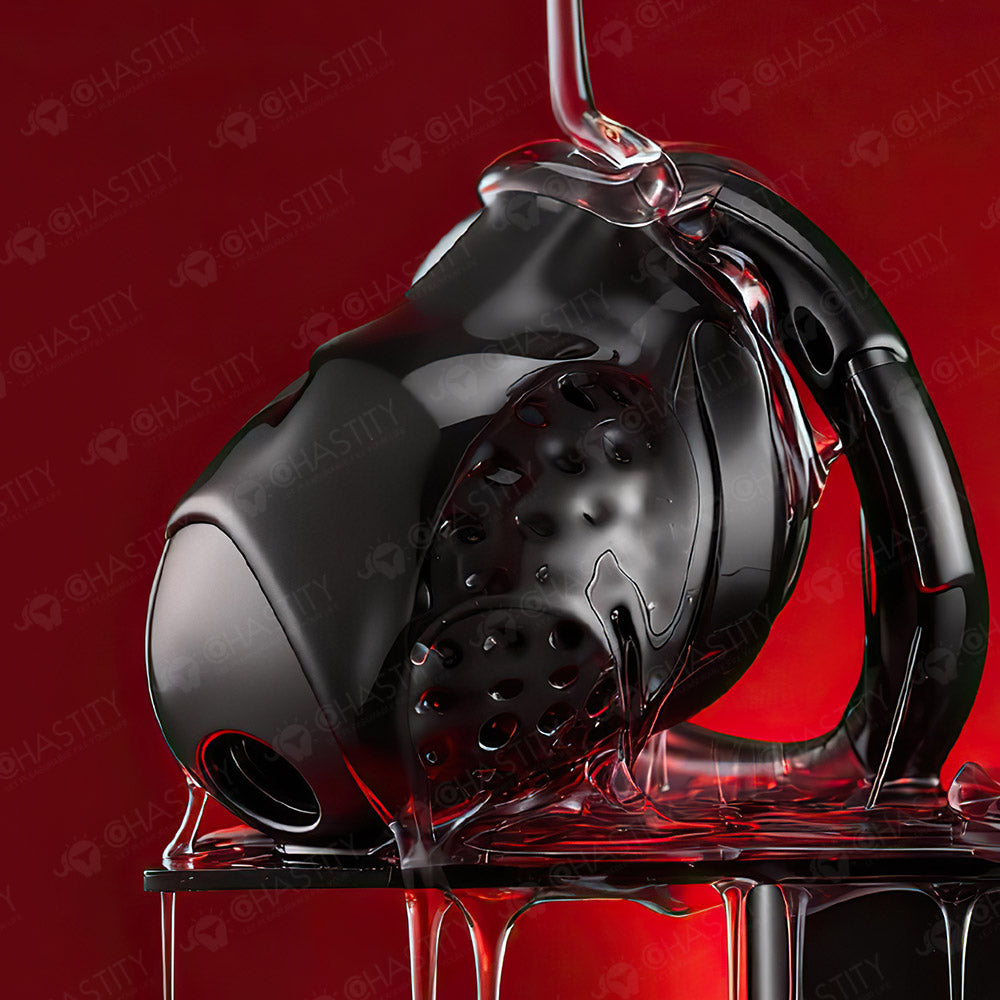 Double-Ring Locking Male Chastity Discipline