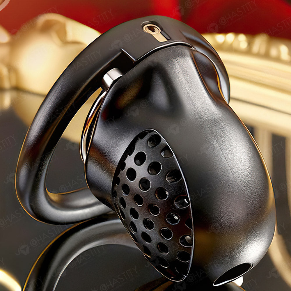 Double-Ring Locking Male Chastity Discipline