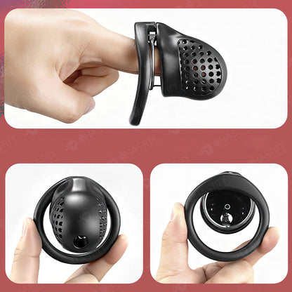 Double-Ring Locking Male Chastity Discipline