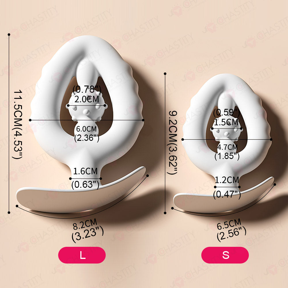 Elastic Silicone Anal Dilator Toy