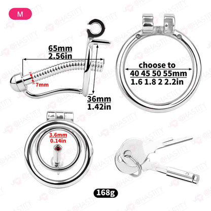 Escape Proof Chastity Cage (Urethral Insert)