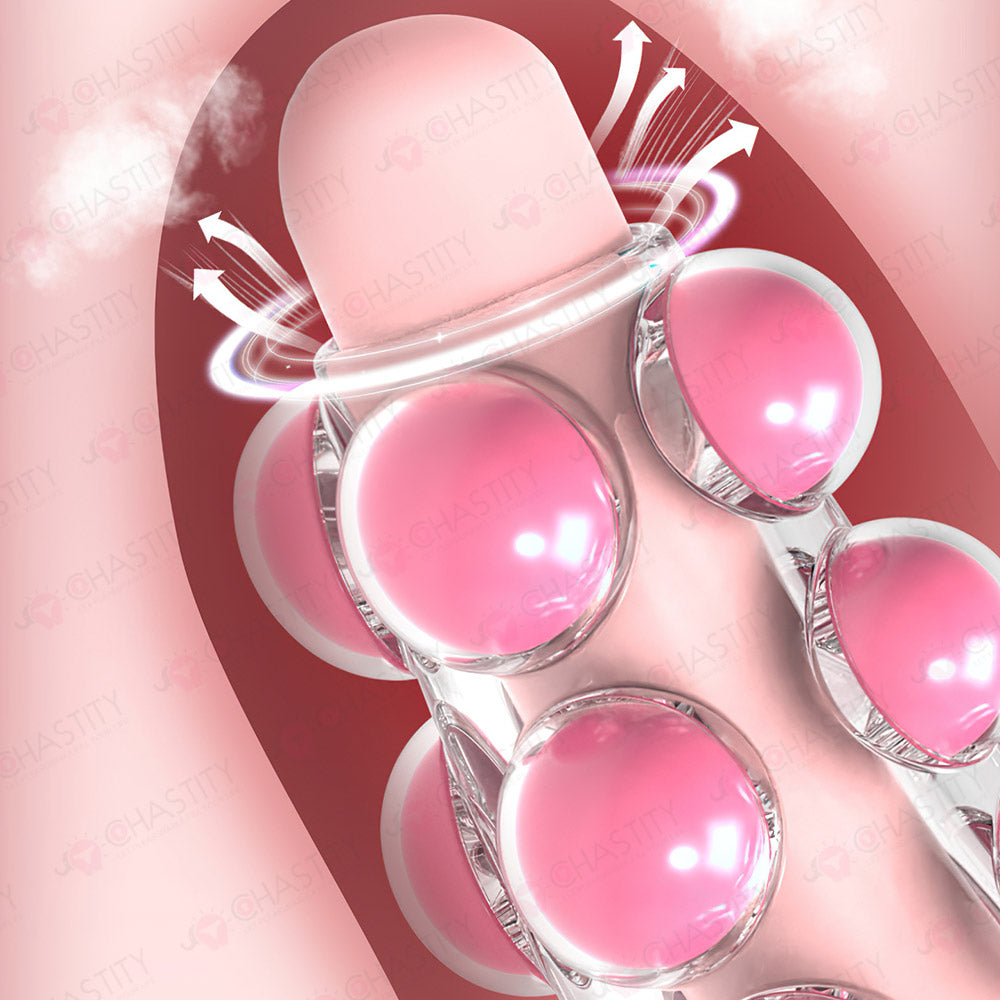 Extra Large Beaded Penis Sleeve