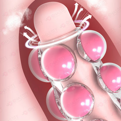 Extra Large Beaded Penis Sleeve