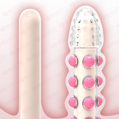 Extra Large Beaded Penis Sleeve