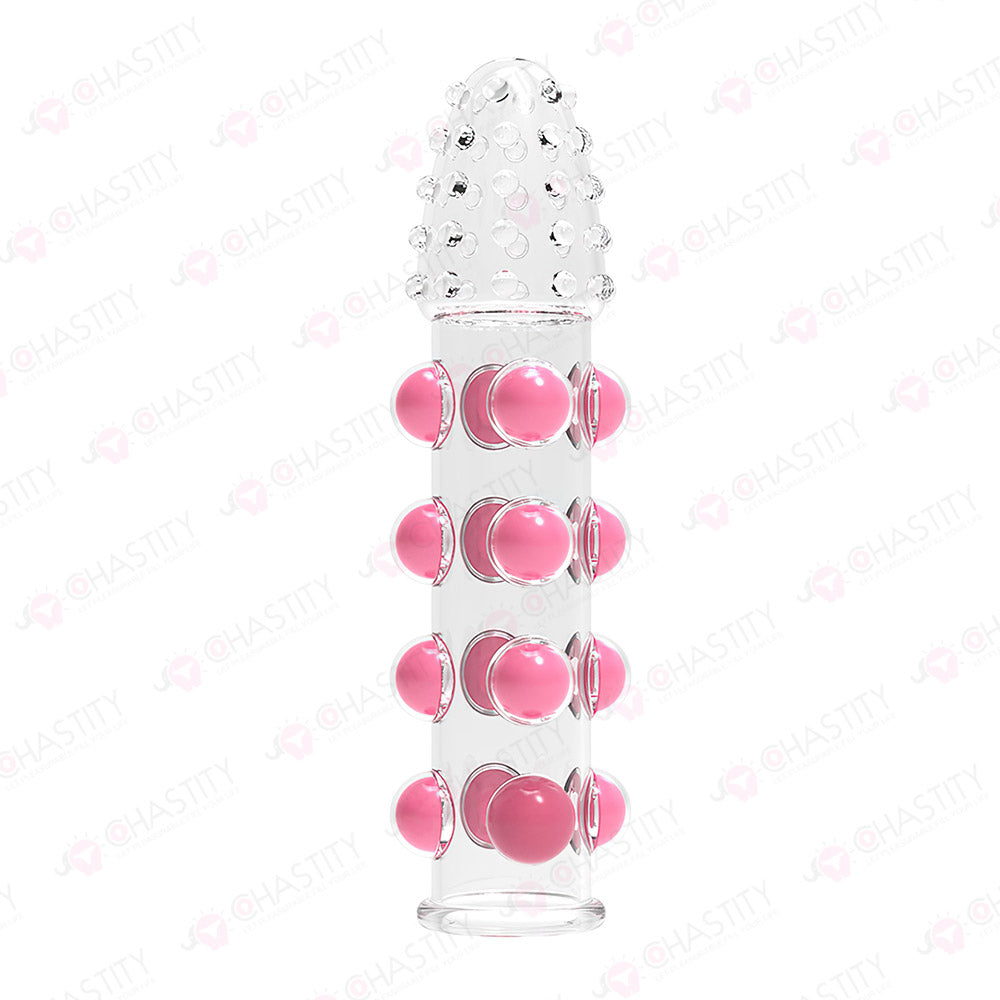 Extra Large Beaded Penis Sleeve MChastity Extra Large Beaded Penis Sleeve MChastity